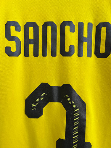 Puma Borussia Dortmund 18/19 Home Jersey - Sancho #7 - M - USED