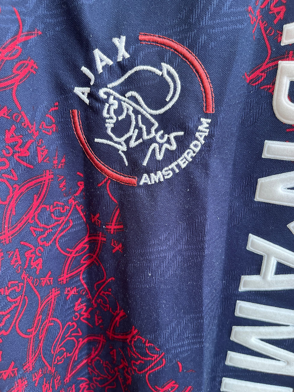 Thumbnail: Umbro Ajax 94/95 Away Youth Jersey - L - USED: Good