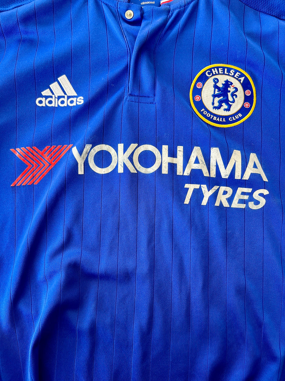Thumbnail: adidas Chelsea 15/16 Home Jersey - Oscar #8 - S - USED: Good