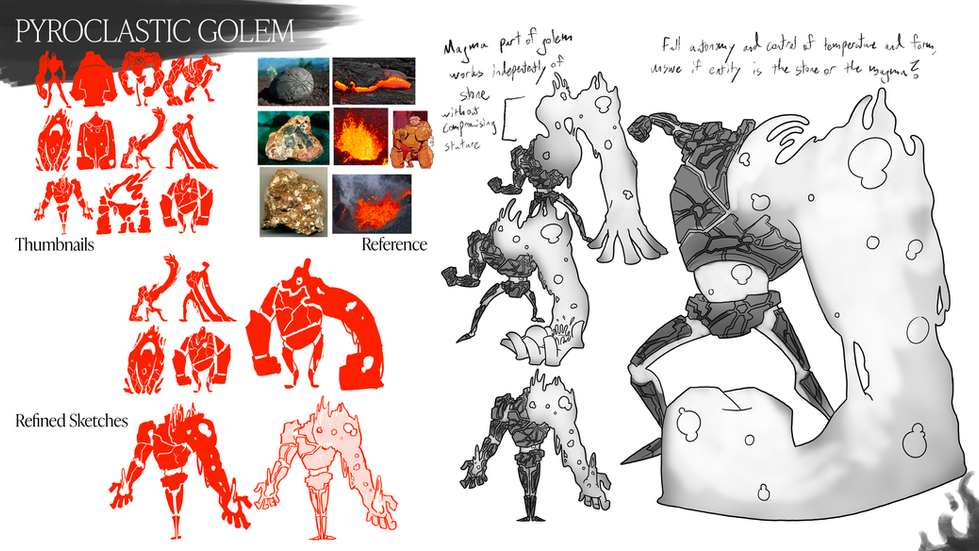 07 Pyroclastic Golem Process Widescreen