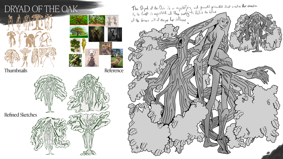 14 Dryad of the Oak Process Widescreen