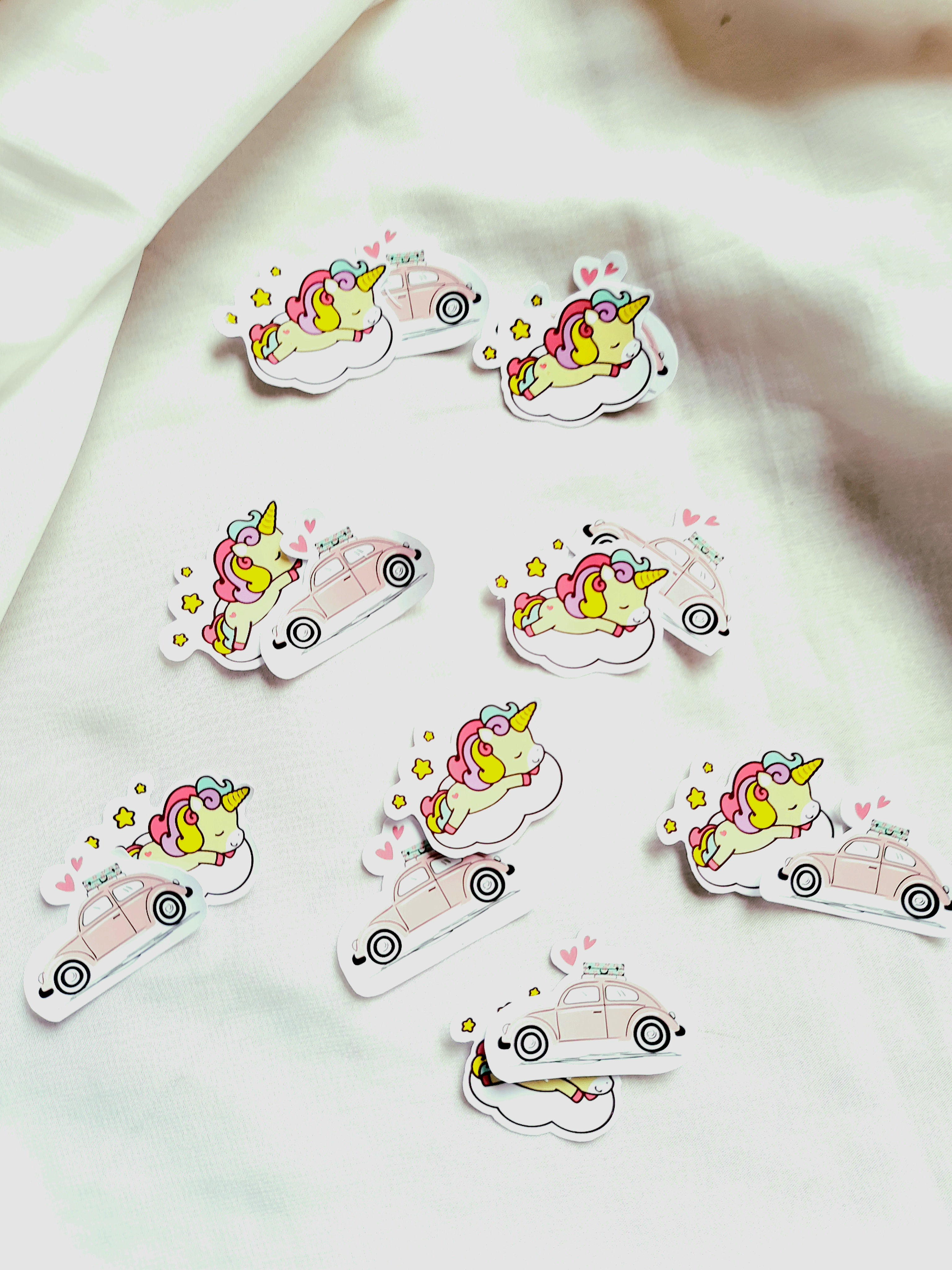 love car and dreamy unicorn combo