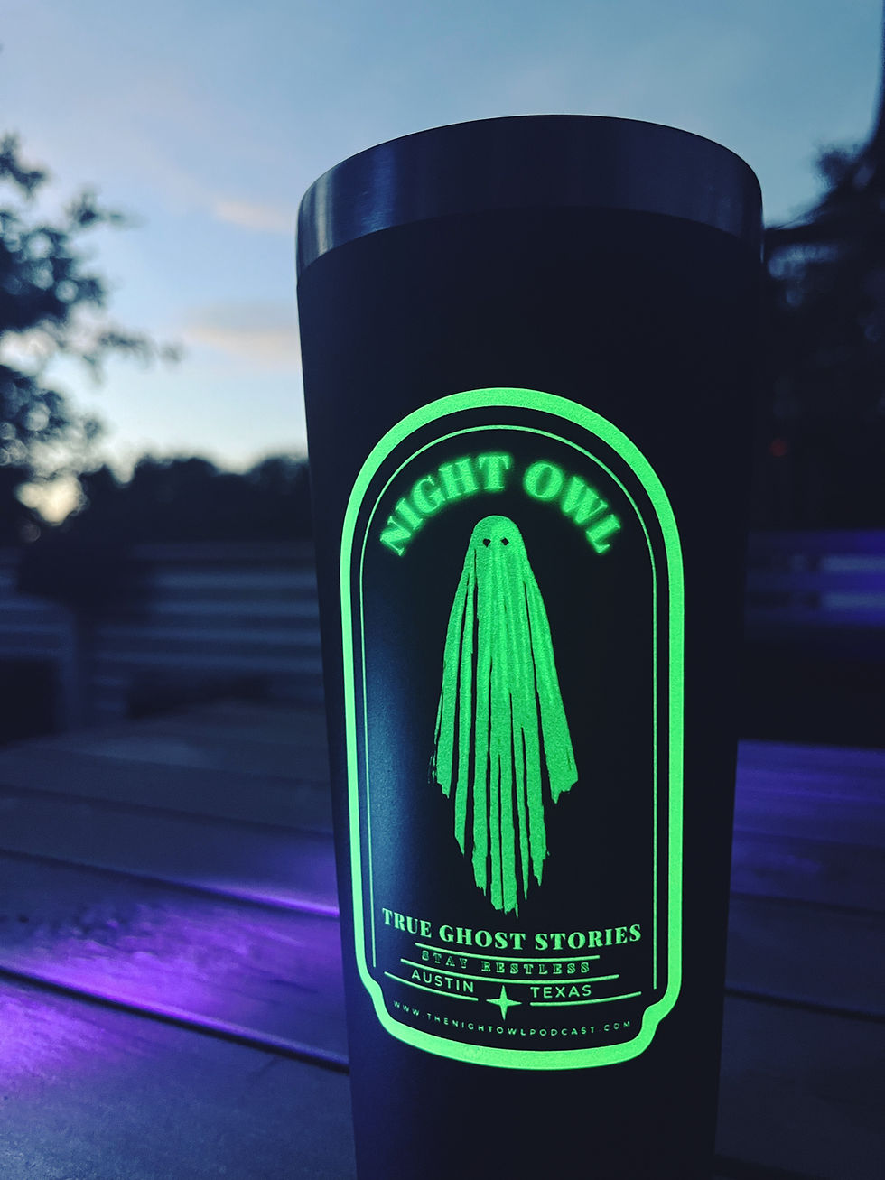Thumbnail: Night Owl Souvenir Sticker (Glow in the Dark)
