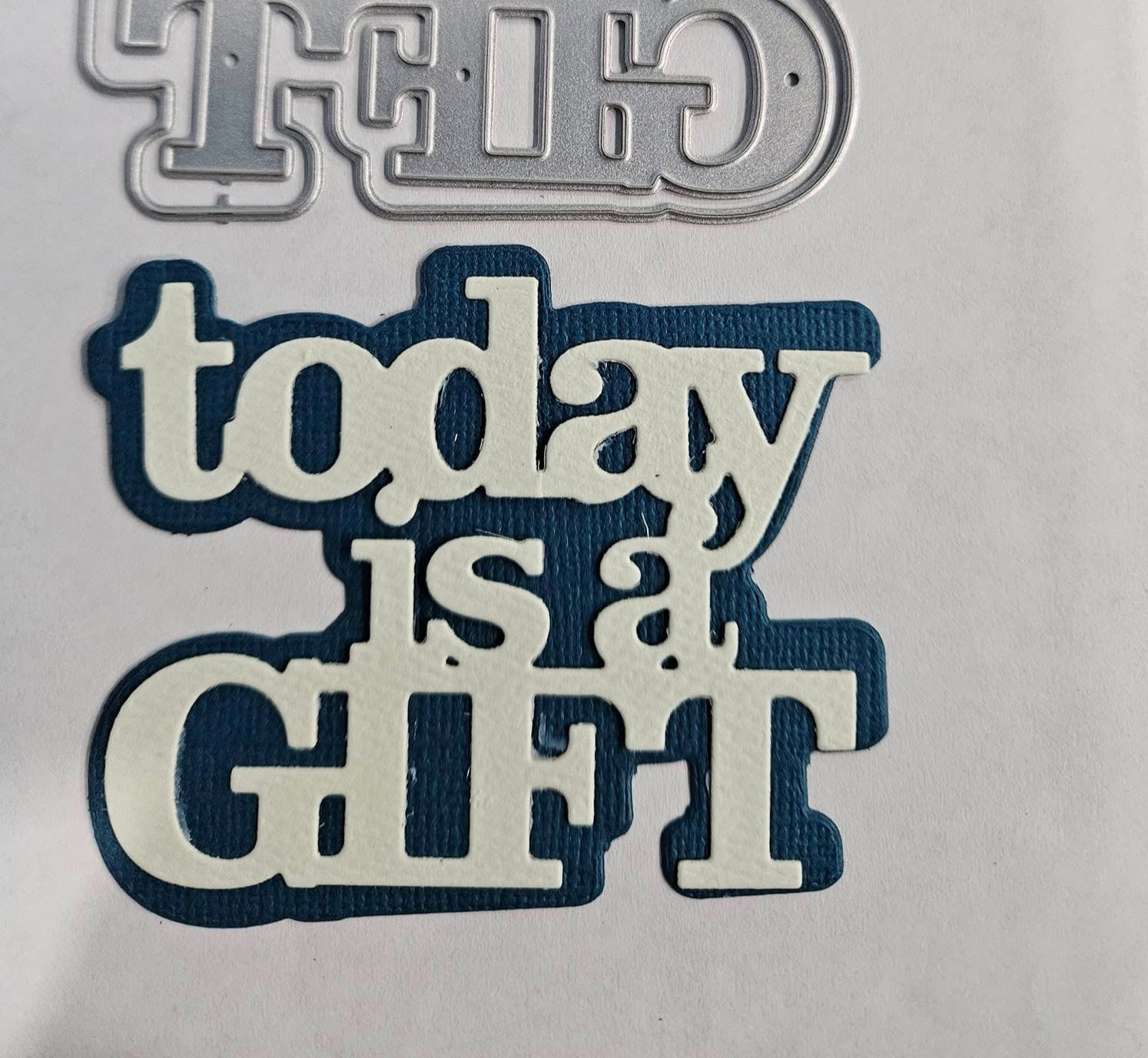 Today is a Gift Word Metal Cutting Die