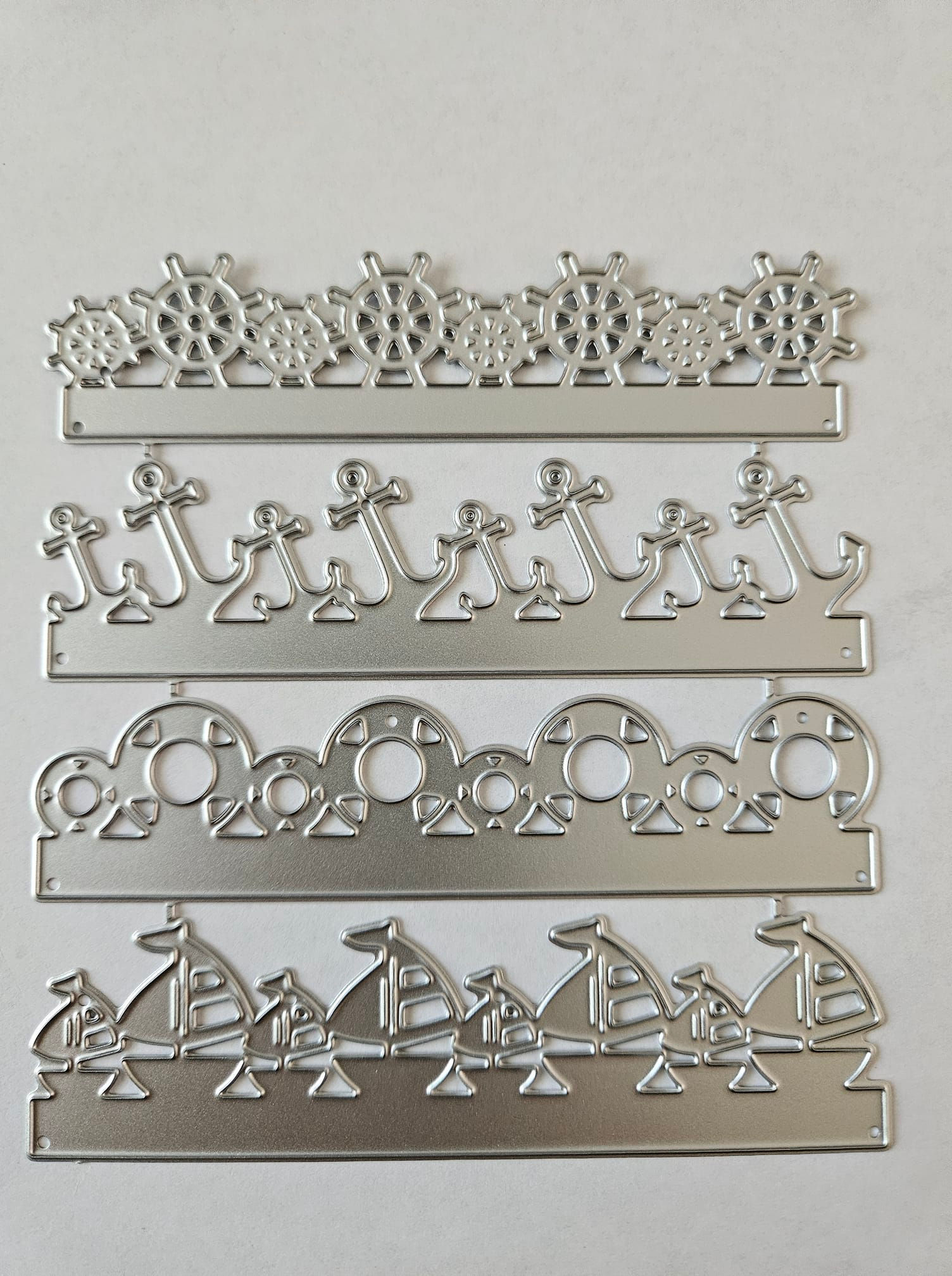 4 Nautical Beach Border Metal Cutting Die