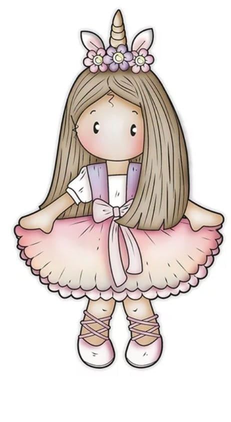 Unicorn Girl Dancer Metal Cutting die