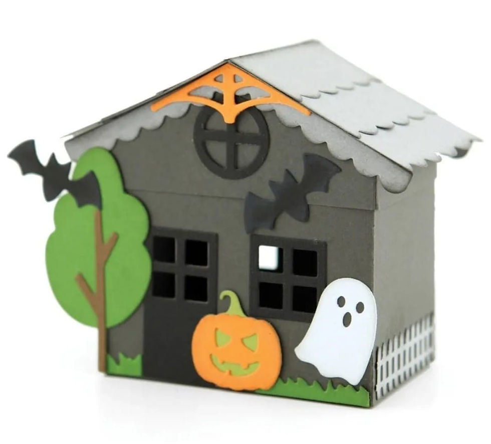 Thumbnail: Halloween House Metal Cutting Die
