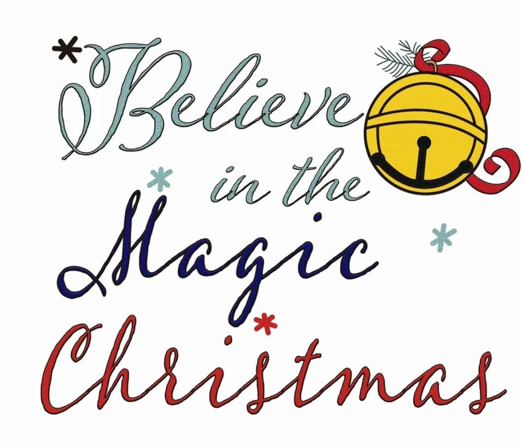 Believe in the Magic Christmas Metal Cutting Die