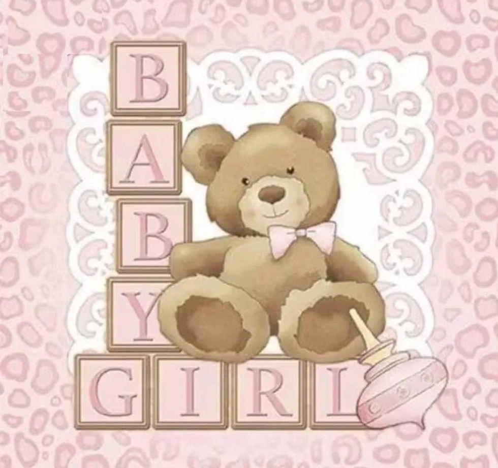 Thumbnail: Baby Boy & Girl Bear with Block Metal Cutting Die