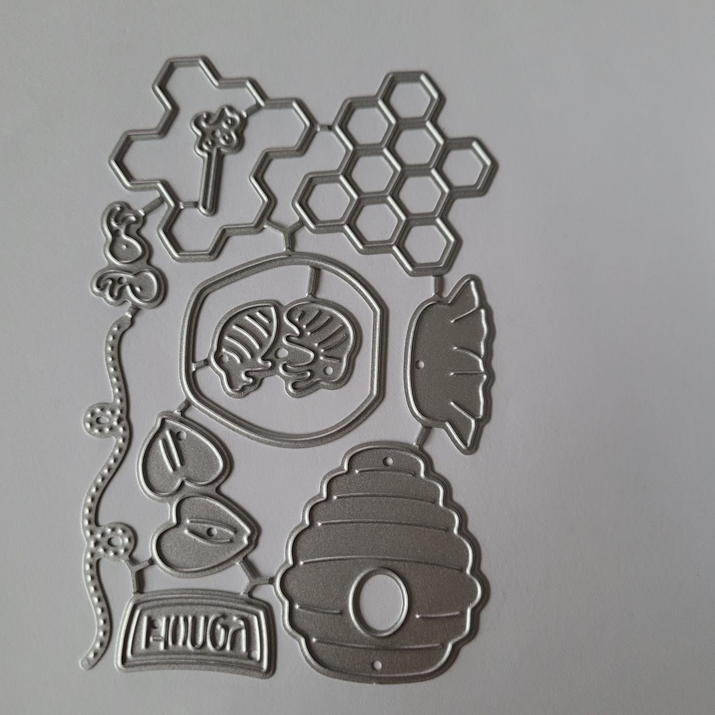 Honey Pot, Bees, Honeycomb Metal Cutting Die Set