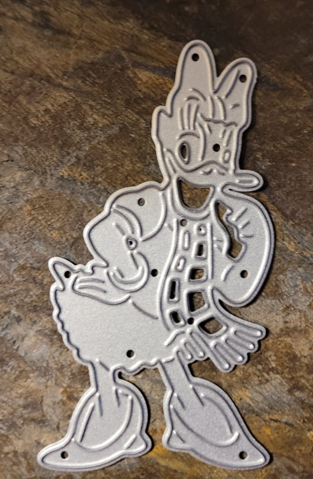Girl Duck With Scarf Metal Cutting Die