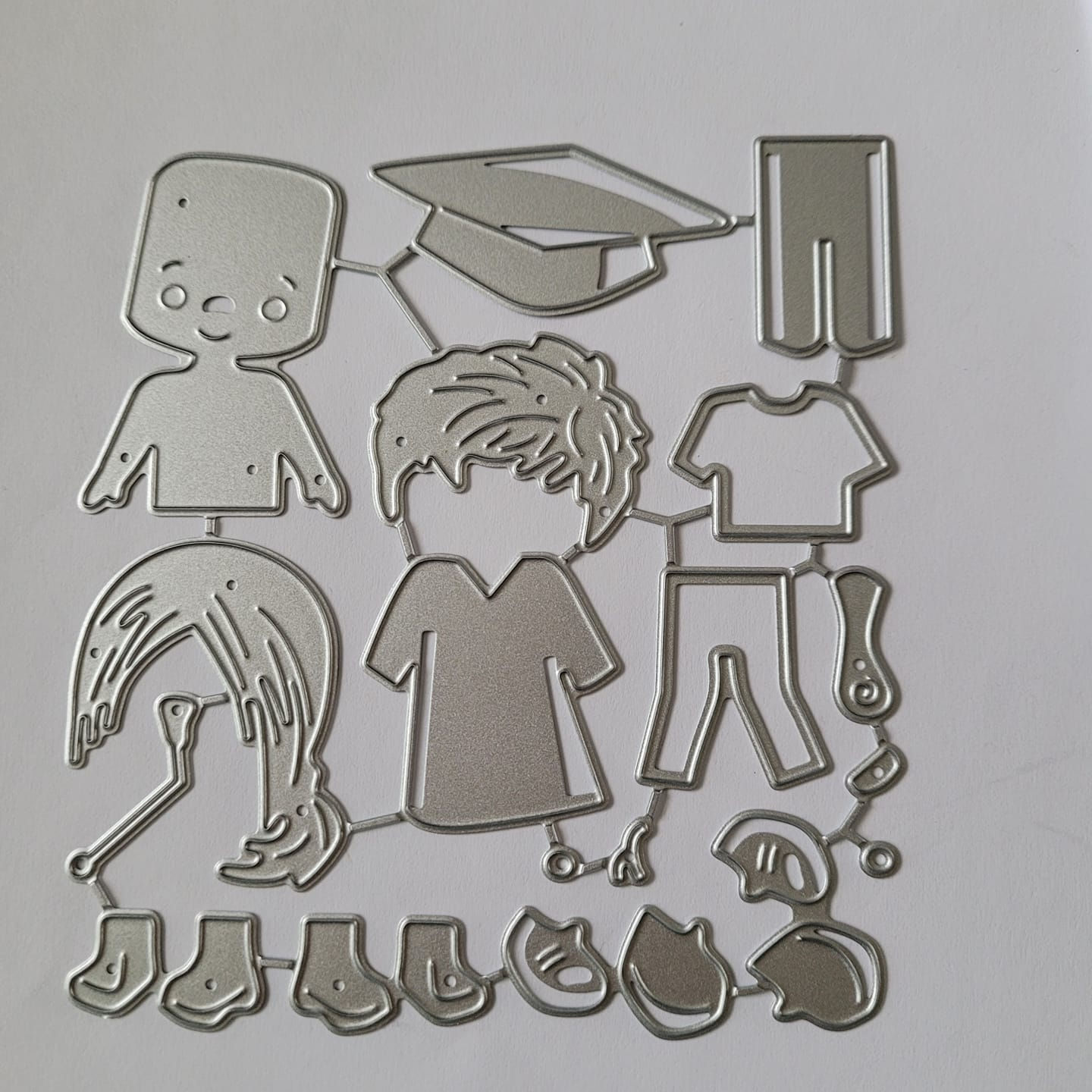 Boy & Girl Graduation Kids Metal Cutting Die Set