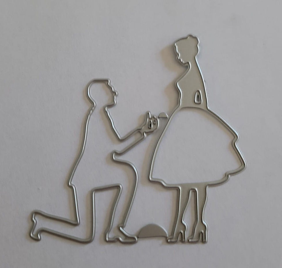 Thumbnail: Engagement Couple Metal Cutting Die
