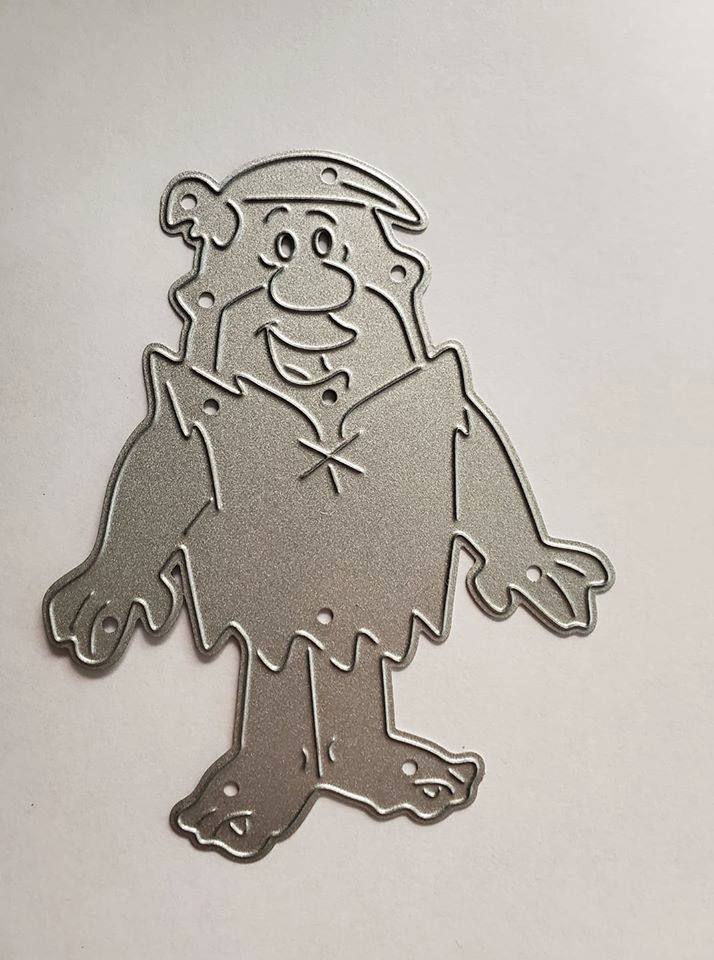 Barney Rubble Flintstones Character metal cutting die
