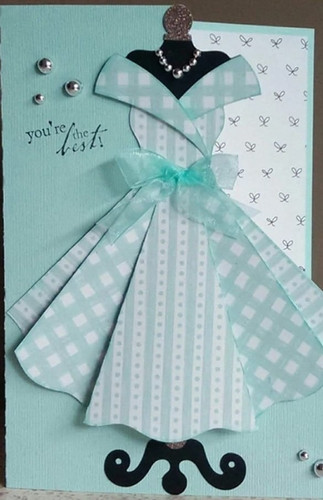 die cut dress Die Cut Dresses - Card Making Cut Files