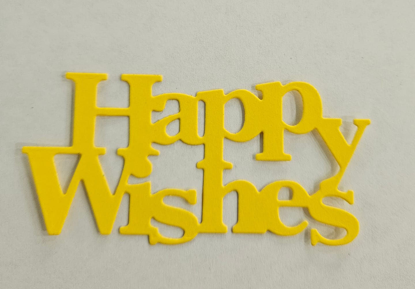 Happy Wishes Metal Cutting Die
