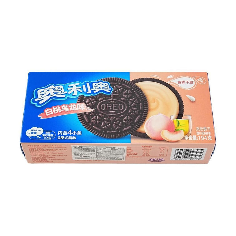 Миниатюра: OREO White Peach Oolong Flavor 6.84 oz top view