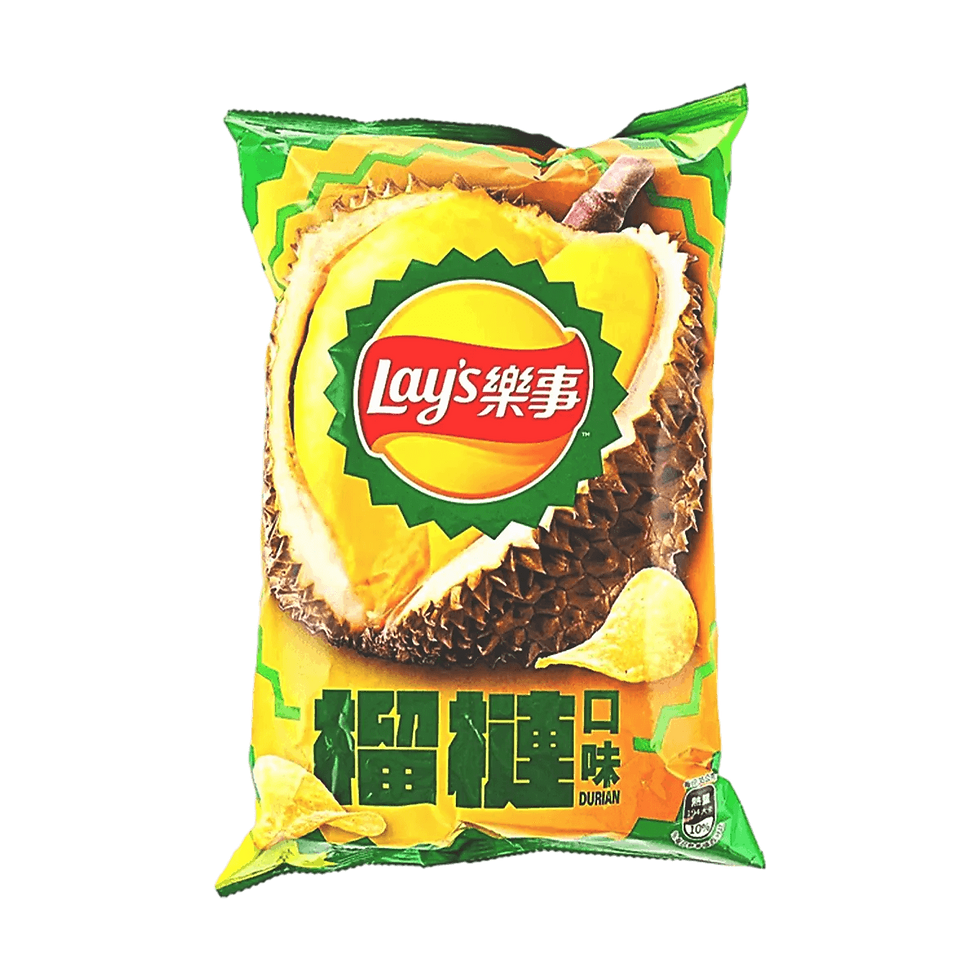 Lay's Taiwan Durian Flavor 2.47 oz FRONT
