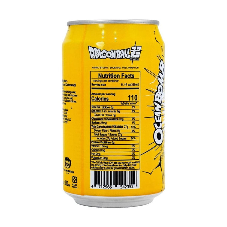 Miniatura: OCEAN BOMB DBZ VEGETA BLUE Sparkling Water - Vanilla Flavor 11.1 fl oz