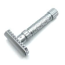 Thumbnail: Pearl - Flexi Adjustable Open Comb Double Edge Safety Razor - Matte Finish
