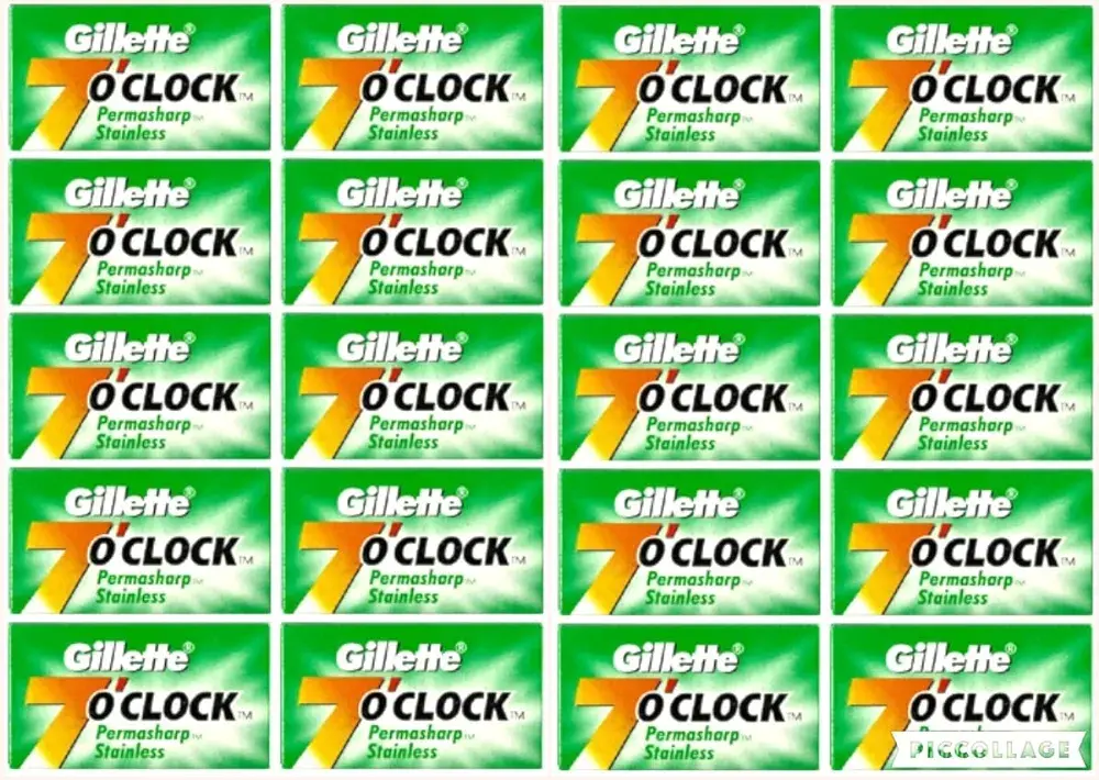 Gillette 7oclock Permasharp Stainless 