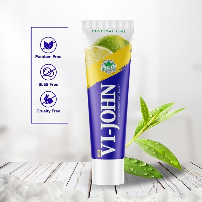 Thumbnail: Shaving Cream VI-John With Essential Tea Tree Oil 125g 