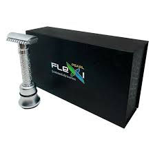 Thumbnail: Pearl - Flexi Adjustable Open Comb Double Edge Safety Razor - Matte Finish
