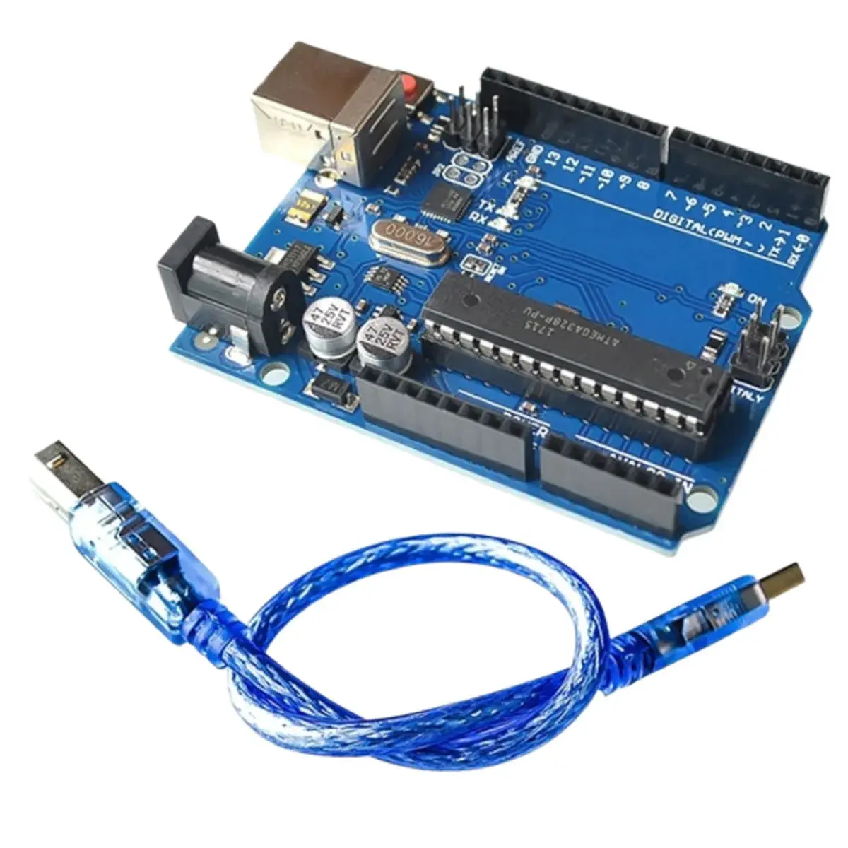 Arduino UNO R3 Atmega328 DIP + Cabo USB
