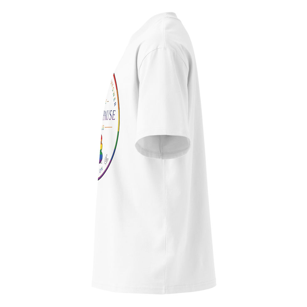Thumbnail: Unisex organic oversized high neck t-shirt