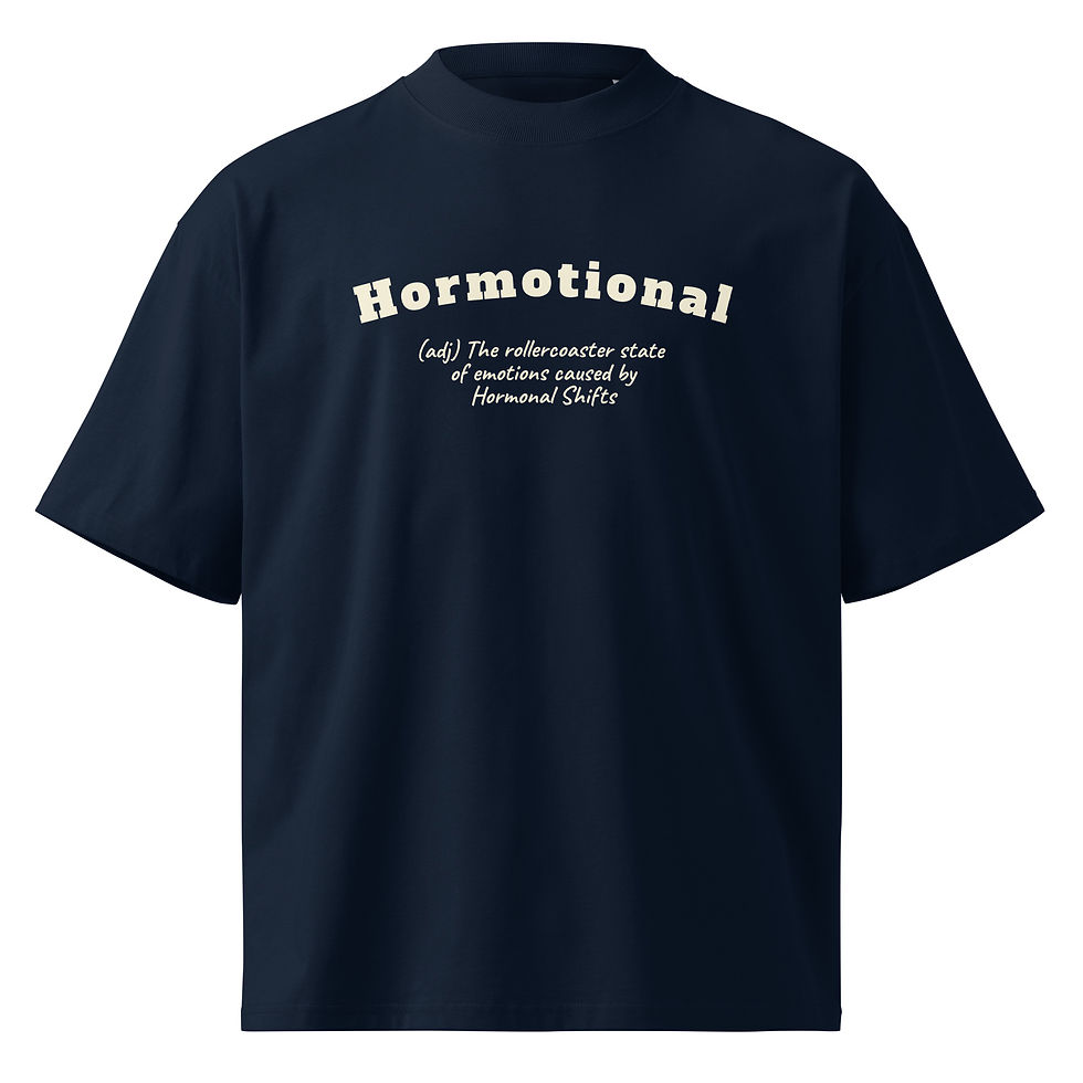 Thumbnail: Unisex organic oversized high neck t-shirt