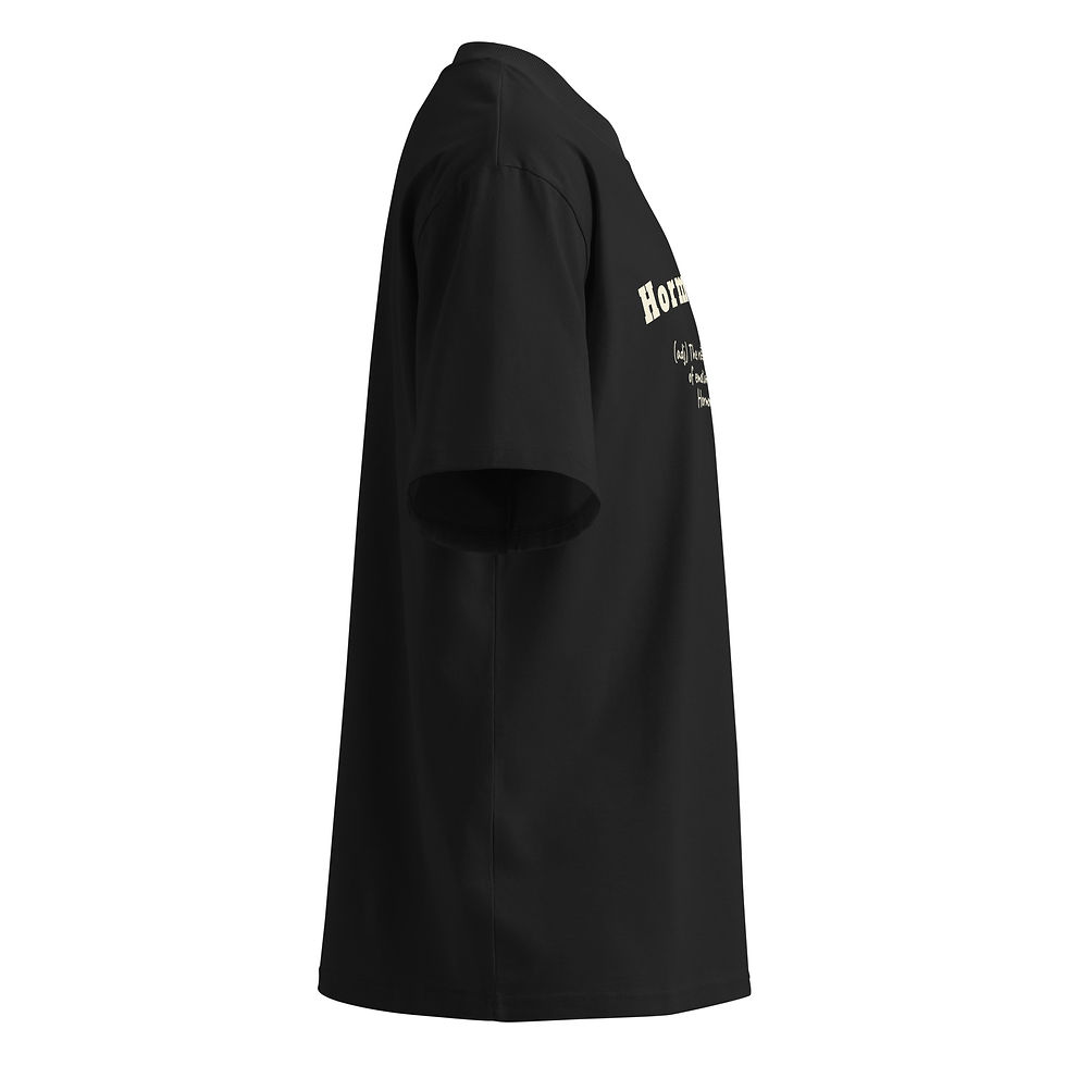 Thumbnail: Unisex organic oversized high neck t-shirt