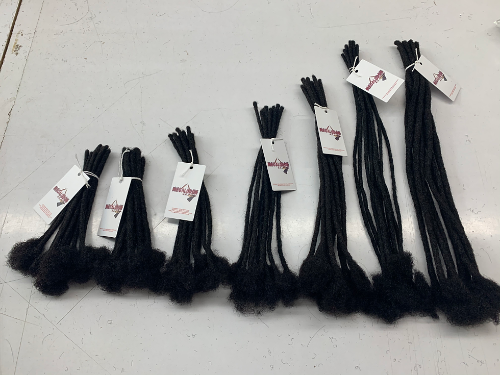 Miniatura: 100% human hair Afro Kinky Human Hair loc extensions- ON HAND FOR PICK UP/ DELIV