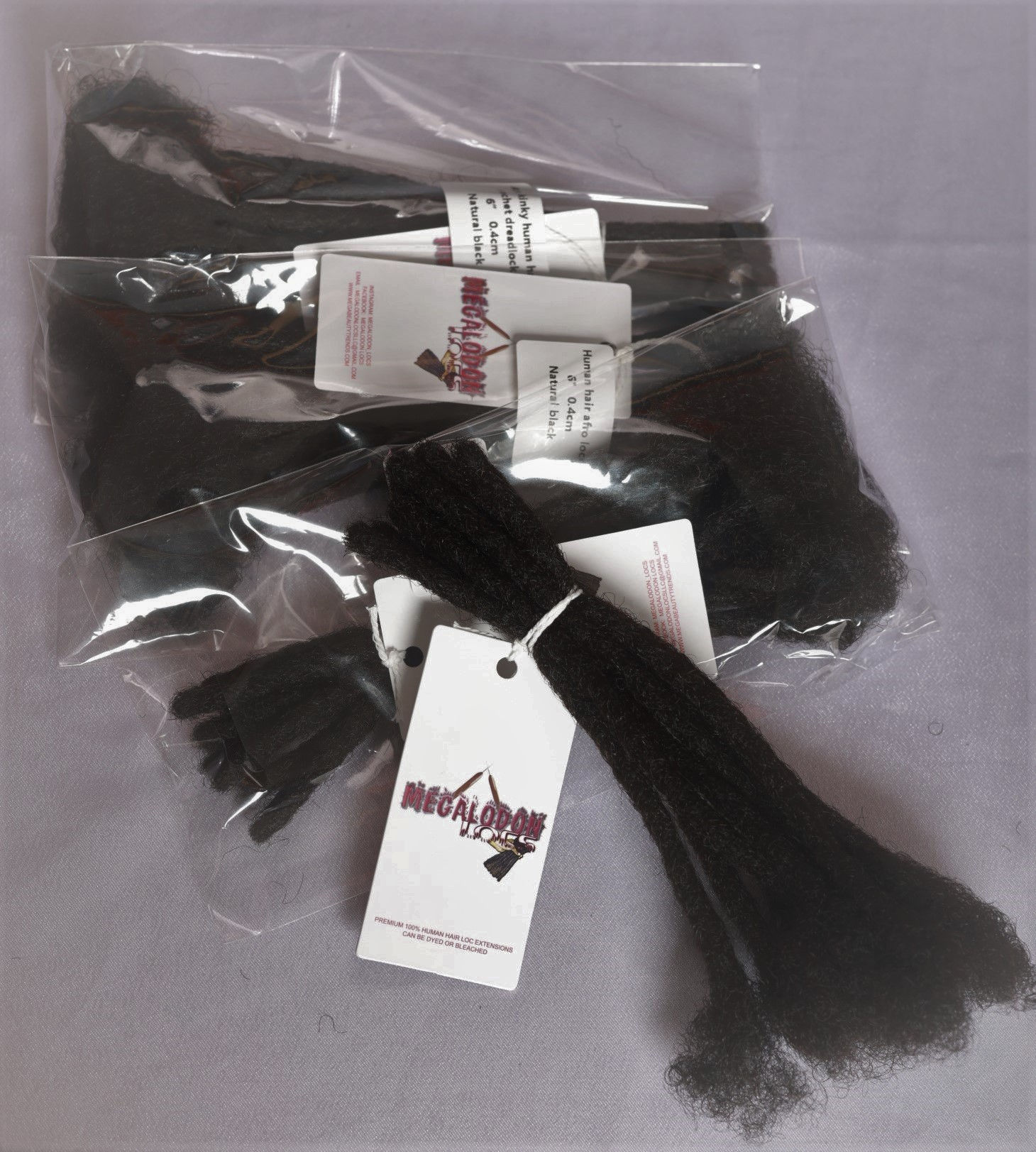 100% human hair Afro Kinky Human Hair loc extensions- ON HAND FOR PICK UP/ DELIV