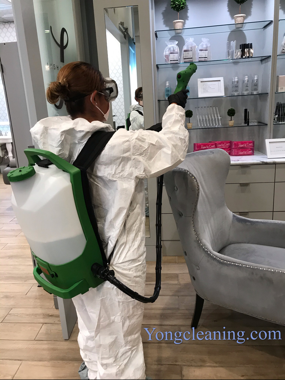 Kills 99.9% Of Bacteria Disinfection Service California