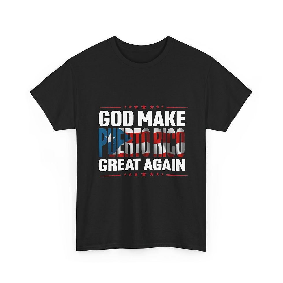 Thumbnail: Make Puerto Rico, great Tee — Patriotic Puerto Rico T-Shirt