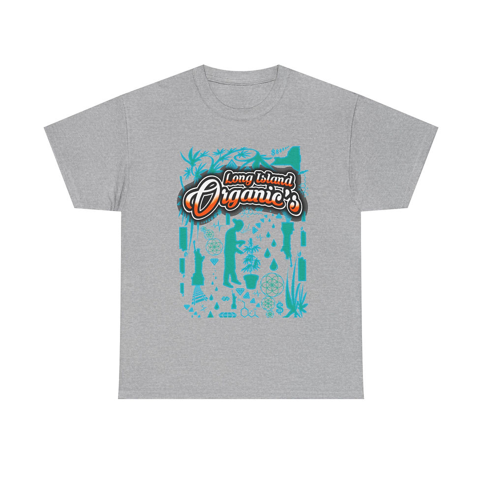 Thumbnail: Long Island Organics T‑Shirt – Vintage Farmers Market Organic Produce Tee