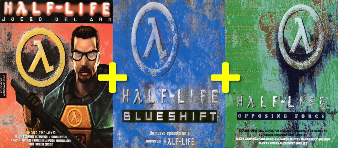 Half Life Trilogia (Juego + Blue Shift + Opposing Force)