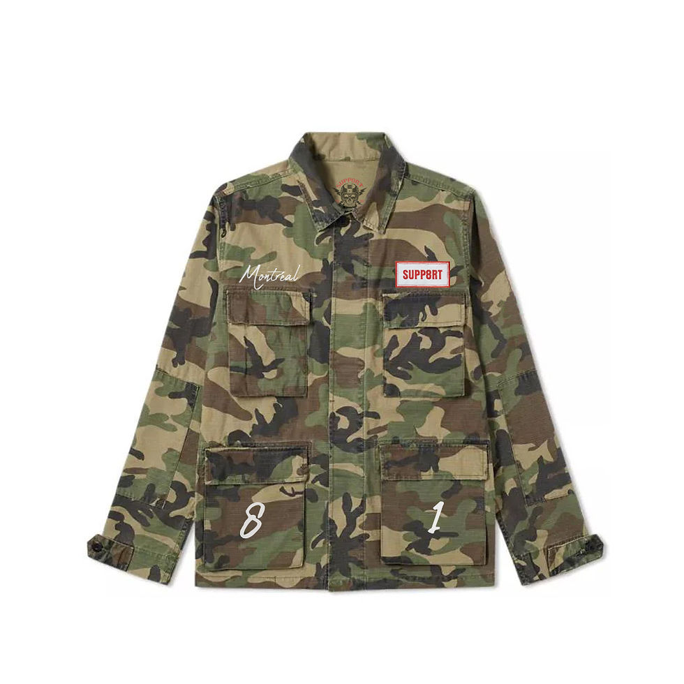 Manteau CAMO support 81 Montréal