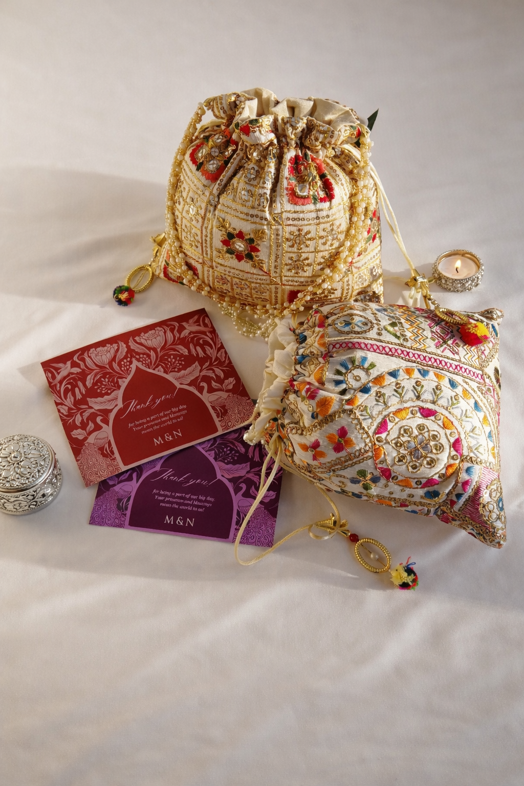 Assorted embroidered Potli bag