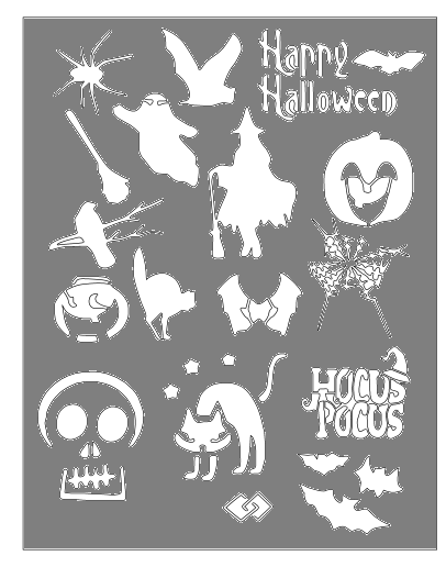 Miniatura: Colección Caritas Halloween