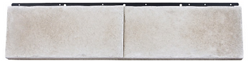 A photo featuring two white Versetta Stone carved blocks placed together.