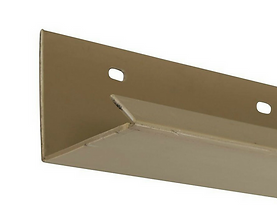A photo of J-channel in taupe color.