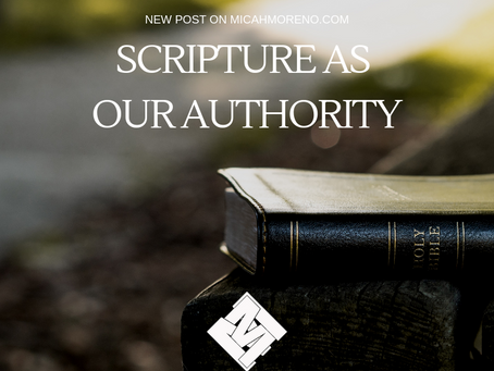 Scripture as our Authority