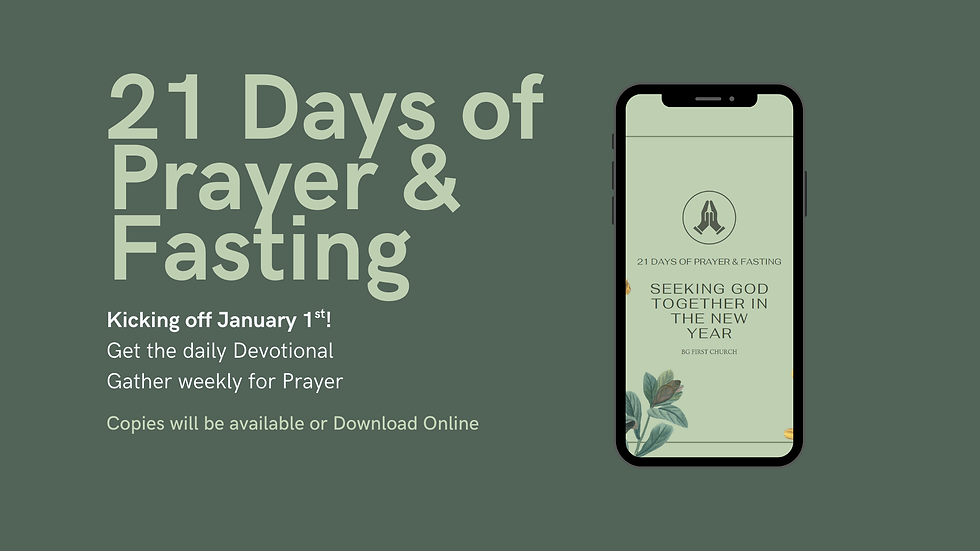21 Days of Prayer & Fasting