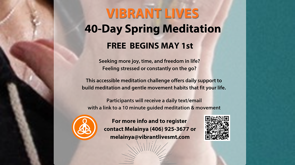 Spring 40 Day Meditation Challenge