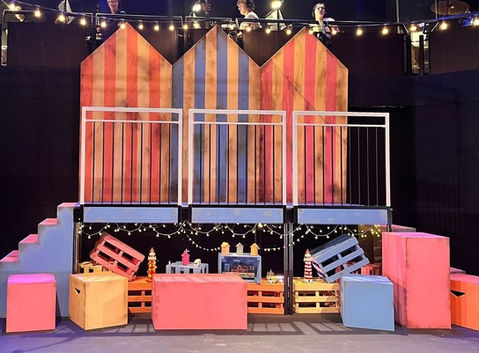 Painted Drama Blocks