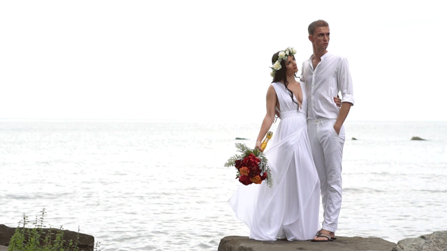 Cleveland Lake Erie Engagement