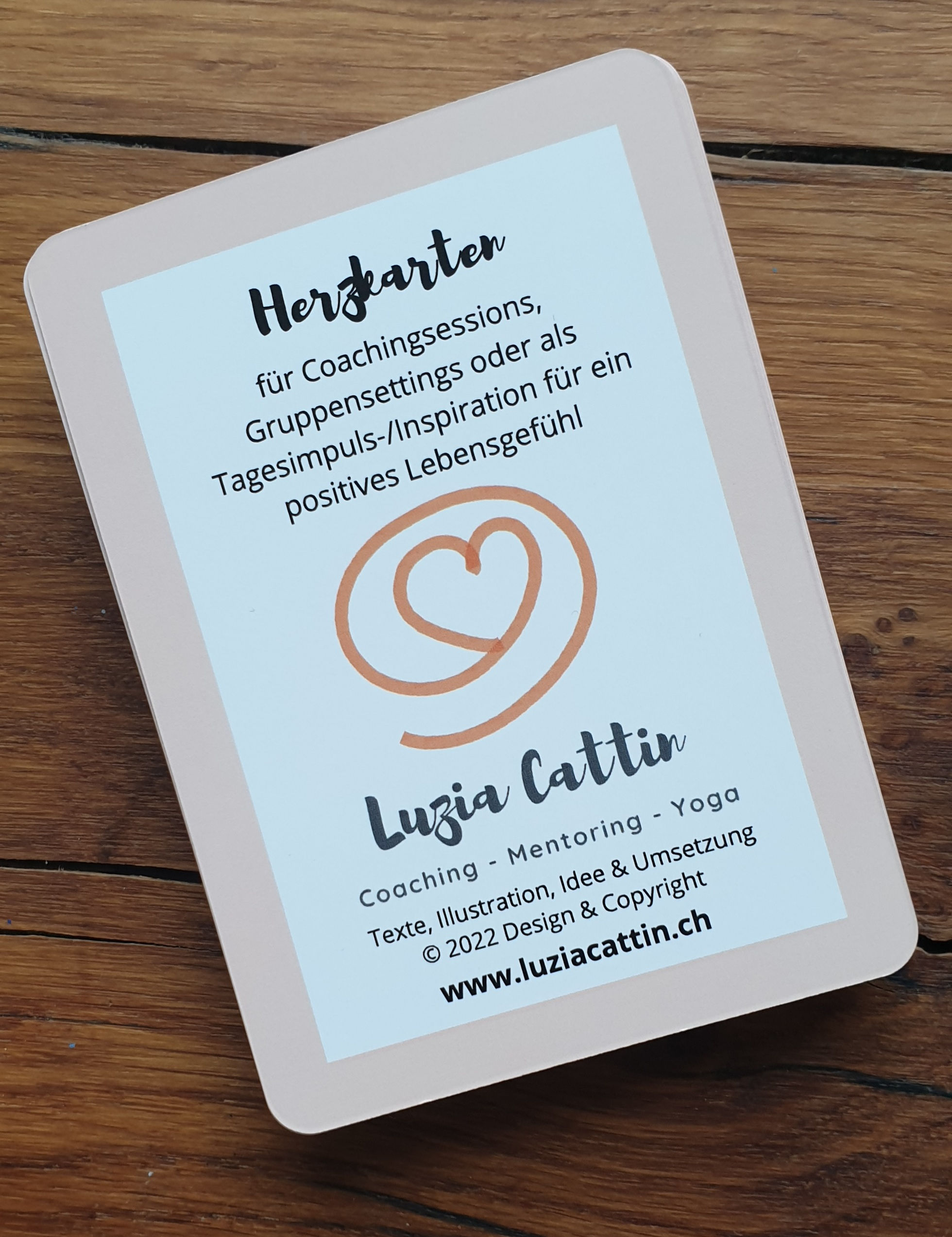 Herzkarten-Set als Tagesimpuls/Inspiration