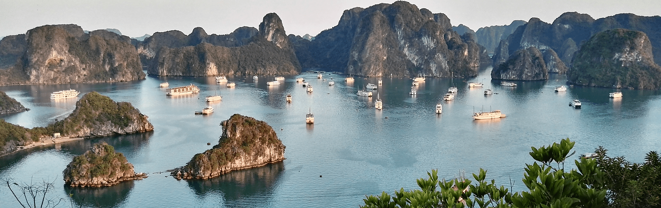 Ha Long Bay.