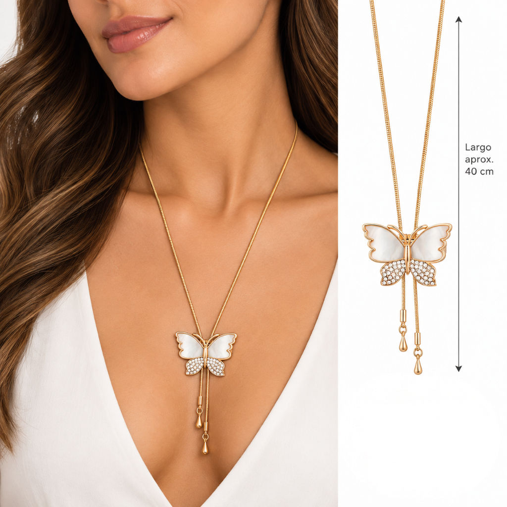 COLLAR MARIPOSA PRENDEDOR